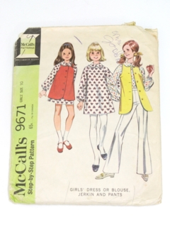 1960's Womens/Childs Pattern