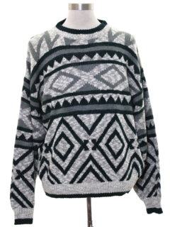 1980's Mens Totally 80s Cosby Style Sweater