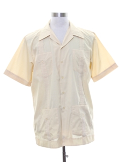 1990's Mens Guayabera Shirt