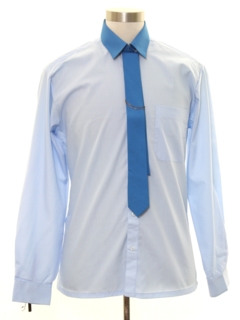 1980's Mens Totally 80s Sport Shirt/Necktie
