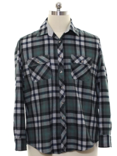 1980's Mens Flannel Shirt