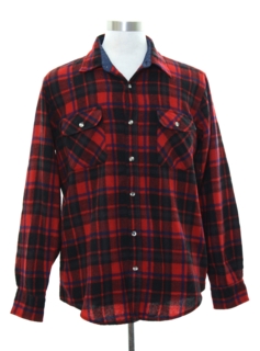 80s flannel outfit