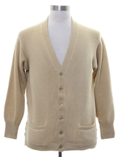 1950's Mens Mod Cardigan Sweater