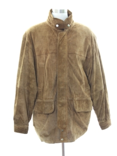1980's Mens Totally 80s Leather Jacket