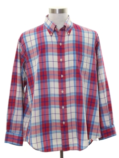 1980's Mens Preppy Shirt