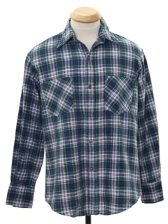 Mens Vintage Flannel Shirts at RustyZipper.Com Vintage Clothing