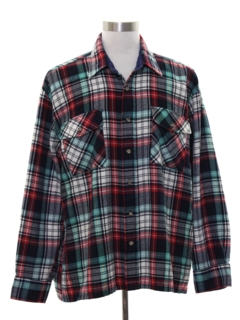 1980's Mens Flannel Shirt