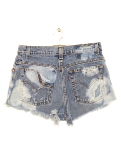 1990's Womens Levis Custom Cut Off High Waisted Denim Shorts