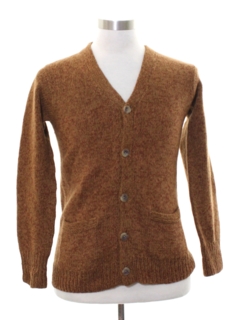 1960's Unisex Ladies or Boys Mod Cardigan Sweater