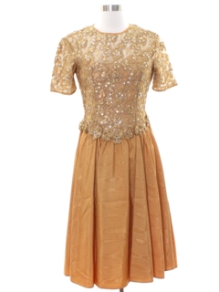 1950's Womens Prom Or Cocktail Dress