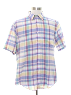 1980's Mens Preppy Shirt