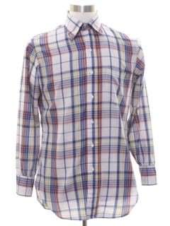 1980's Mens Preppy Shirt