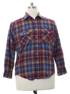 1980's Mens Flannel Shirt