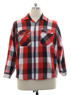 1980's Mens Plaid Shirt