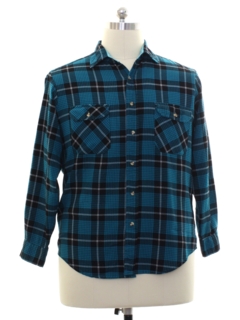 1980's Mens Grunge Flannel Shirt