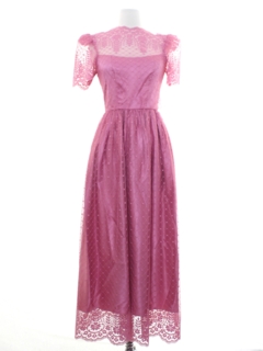 1970's Womens Prom Or Cocktail Dress