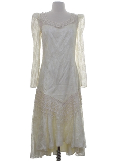 1980's Womens Prom Or Wedding Dress