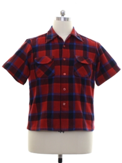 1970's Mens Pendleton Wool Flannel Shirt