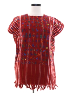 1970's Womens Guatemalan Style Shirt