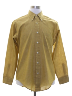 1960's Mens Mod Preppy Shirt