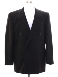 1980's Mens Louis Roth Double Breasted Blazer Style Sport Coat Jacket