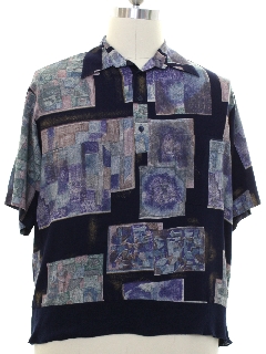 1990's Mens Wicked 90s Graphic Print Shirt