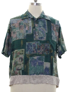 1990's Mens Wicked 90s Graphic Print Shirt