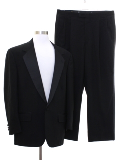 1980's Mens Bill Blass Totally 80s Tuxedo Suit