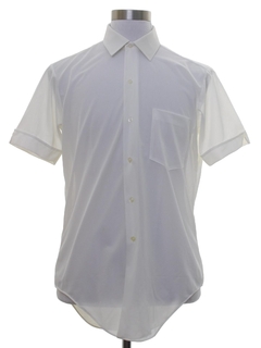 1960's Mens Mod Solid Shirt