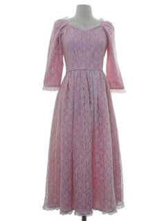 1970's Womens Prom Or Cocktail Dress
