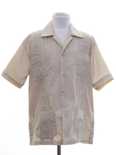 1990's Mens/Boys Guayabera Shirt