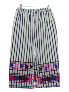 1960's Womens Hippie Capri Pants