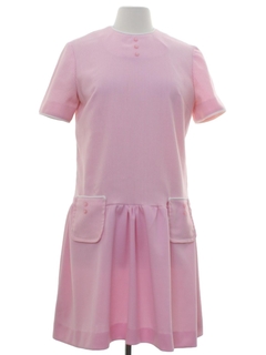 1970's Womens Mod Knit Dress