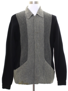 1960's Mens Mod Sweater Jacket