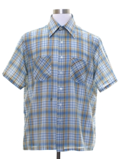 1970's Mens Mod Sport Shirt