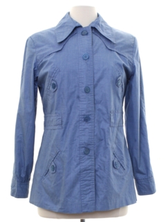 1970's Womens Mod Shirt-Jac Jacket