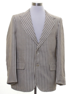 1970's Mens Mod Blazer Style Sport Coat Jacket