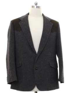 1980's Mens Pendleton Western Style Wool Blazer Sport Coat Jacket
