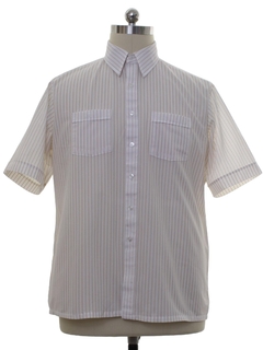 1980's Mens Sheer Sport Shirt