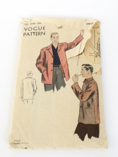 1930's Mens Pattern