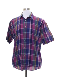 1980's Mens Preppy Shirt