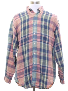 1980's Mens Preppy Shirt