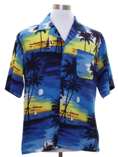 1980's Mens Hawaiian Shirt