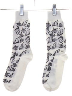 1980's Mens Accessories - Totally 80s Socks