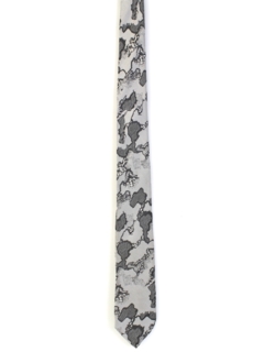 1980's Mens Totally 80s Skinny Necktie