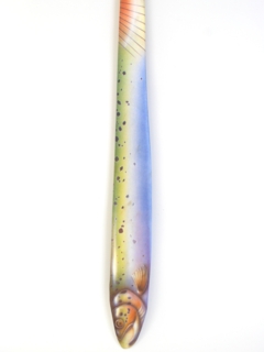 1980's Mens Novelty Fish Art Necktie