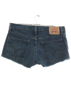 1990's Womens Levis 514s Denim Cut Off Shorts