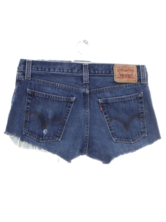 1990's Womens Levis 527s Denim Cut Off Shorts