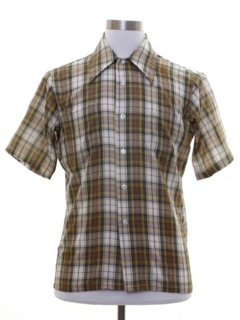 1970's Mens Mod Sport Shirt