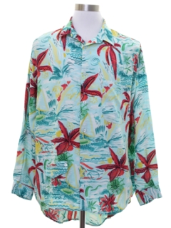1980's Mens Totally 80s Hawaiian Shirt